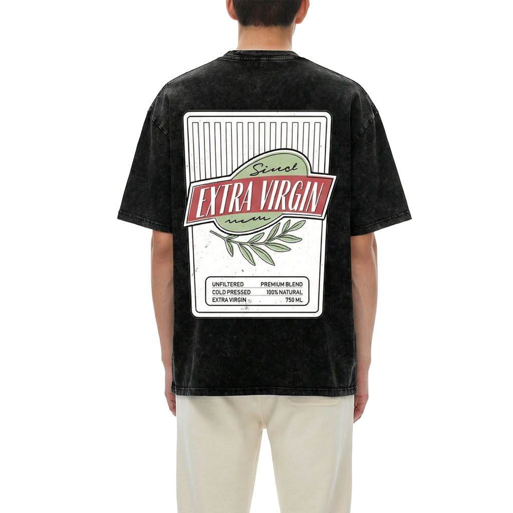 Extra Virgin T-Shirt Black
