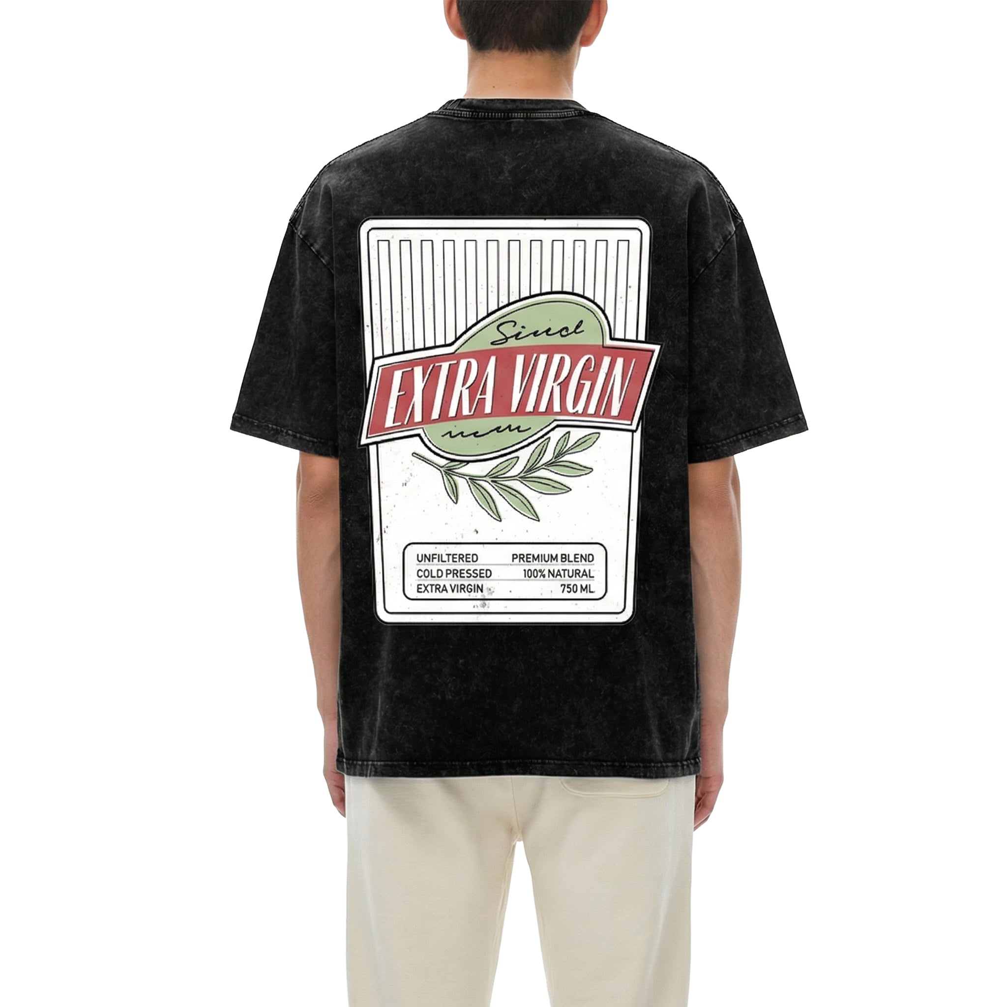 Extra Virgin T-Shirt Black