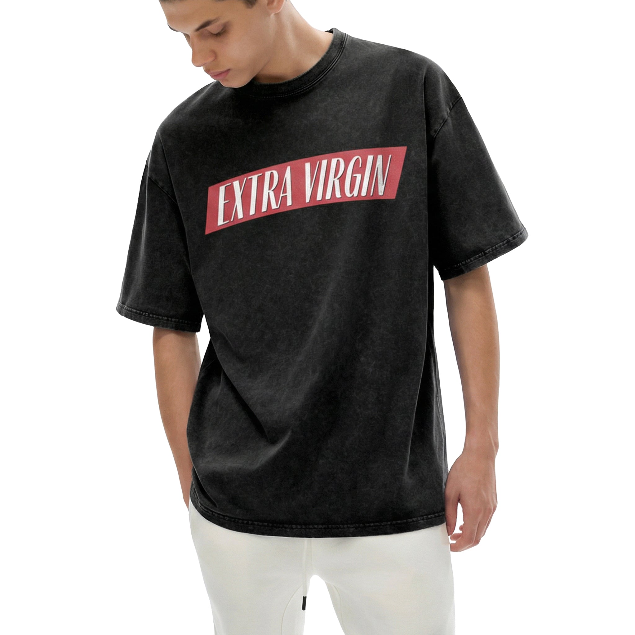 Extra Virgin T-Shirt Black